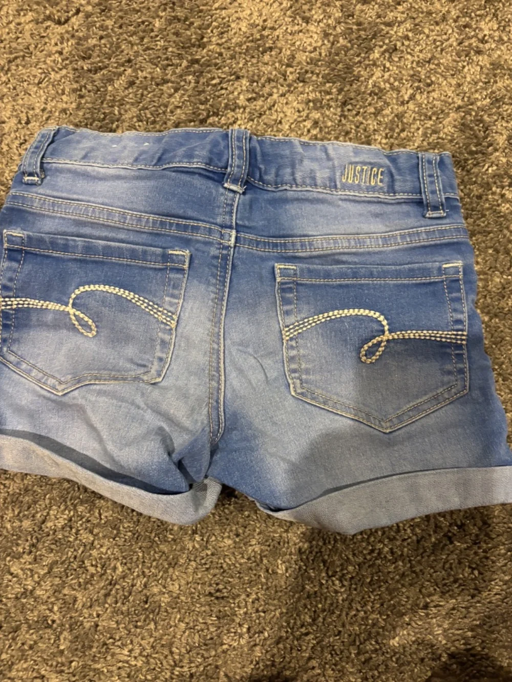 Justice blue Jean shorts